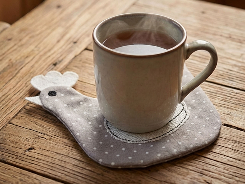 Preview: Henne Hedwig Untersetzer - ITH-Stickdatei